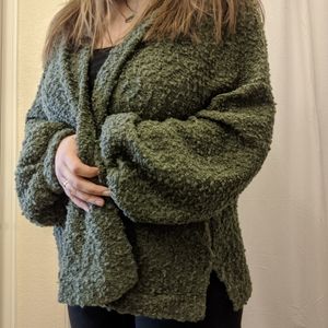 Fuzzy cardigan